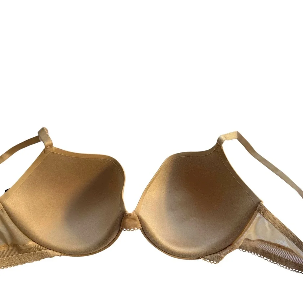 Calvin Klein Seductive Comfort Customized Lift Bra Bare Tan 36B NEW
